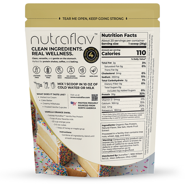 Vanilla Pea Protein Powder