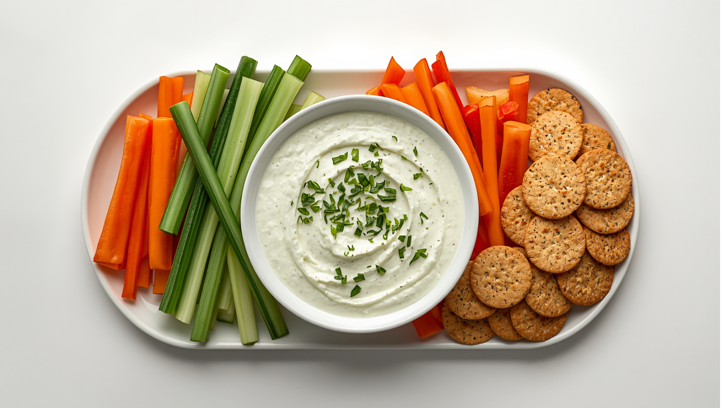 Garlic Herb Dip - A Perfect High Protein Summer Side Dish