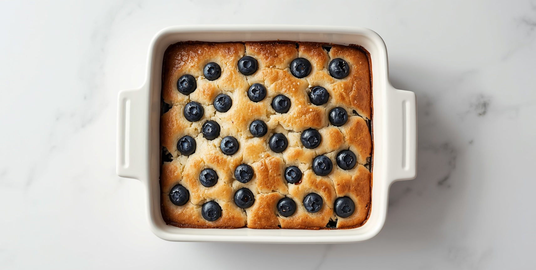 High Protein Blueberry Breakfast Bake