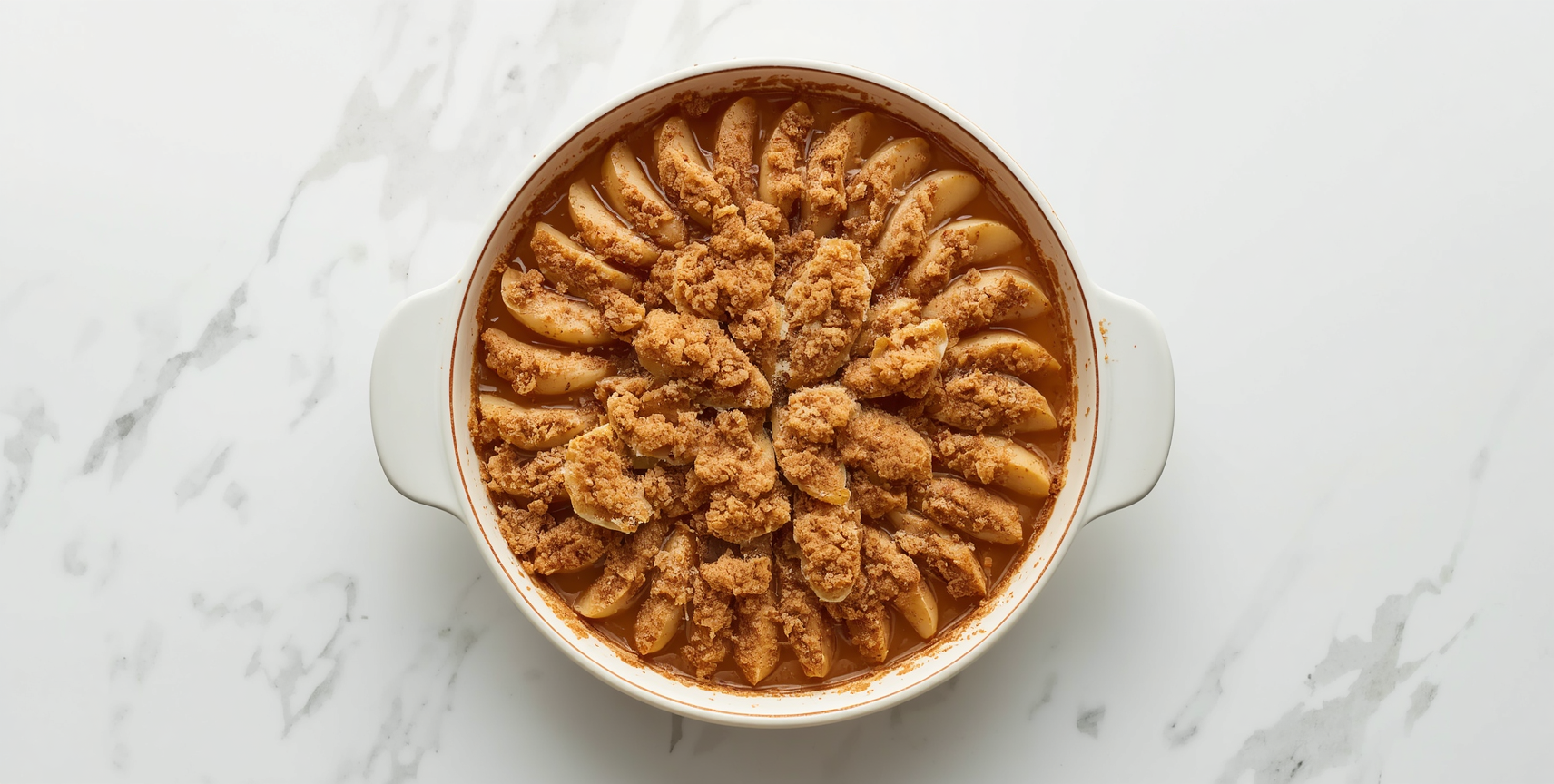 High Protein Apple Cinnamon Crumble