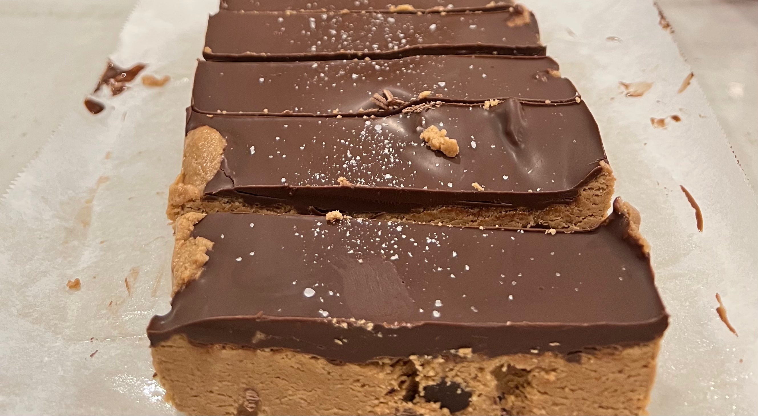 Chocolate Peanut Butter Protein Bars - A Spring Delight